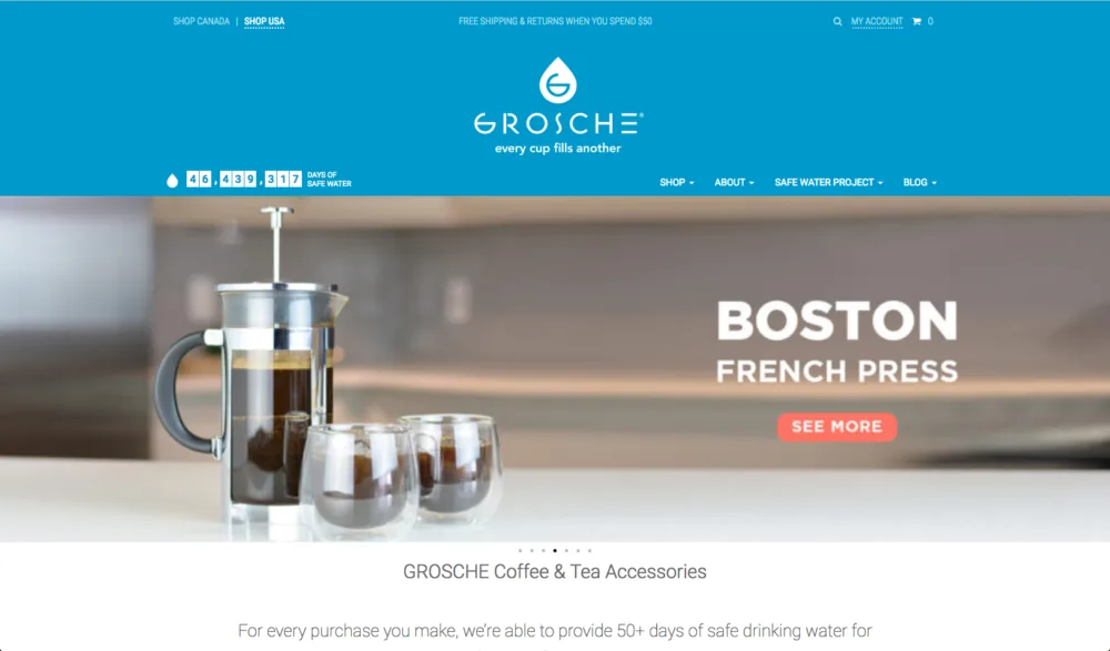 Grosche project screenshot